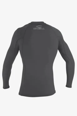 Uv Sun Protection & Rash Guards^O'Neill Basic Skins 50+ Long Sleeve Rashguard - | smoke