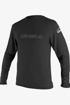 Uv Sun Protection & Rash Guards^O'Neill Basic Skins 50+ Long Sleeve Sun Shirt - | black