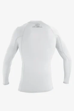 Uv Sun Protection & Rash Guards^O'Neill Basic Skins 50+ Long Sleeve Rashguard - | white