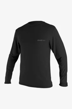 Uv Sun Protection & Rash Guards^O'Neill Basic Skins 30+ Long Sleeve Sun Shirt - Black |