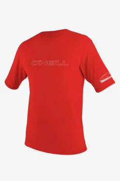 Uv Sun Protection & Rash Guards^O'Neill Basic Skins 50+ Sun Shirt - | red