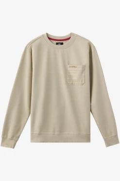 Hoodies & Fleece^O'Neill Bavaro Blocked Crew Crew Neck Fleece - | lt khaki