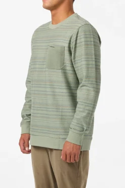 Hoodies & Fleece^O'Neill Bavaro Blocked Crew Crew Neck Fleece - | sage