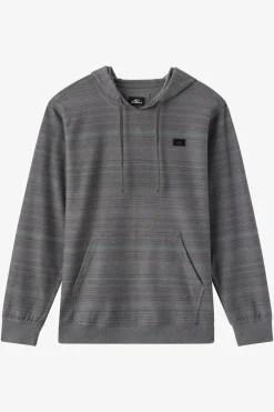 Best Sellers^O'Neill Bavaro Stripe Hoodie Pullover Fleece - | dark shadow