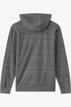 Best Sellers^O'Neill Bavaro Stripe Hoodie Pullover Fleece - | dark shadow