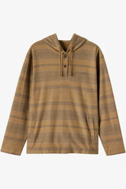 Hoodies & Fleece^O'Neill Bavaro Stripe Poncho Pullover Fleece - | khaki