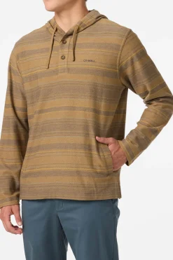 Hoodies & Fleece^O'Neill Bavaro Stripe Poncho Pullover Fleece - | khaki
