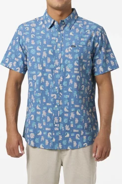 Shirts & Flannels^O'Neill Beachside Standard Fit Shirt - | copen blue