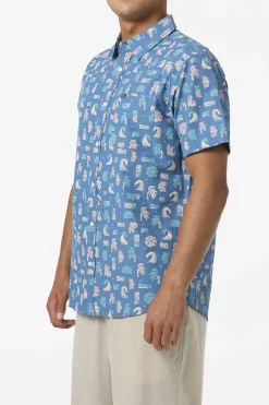 Shirts & Flannels^O'Neill Beachside Standard Fit Shirt - | copen blue