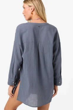 New Arrivals|Swim Cover-Ups^O'Neill Belizin Long Sleeve Cover-Up Dress - | slate