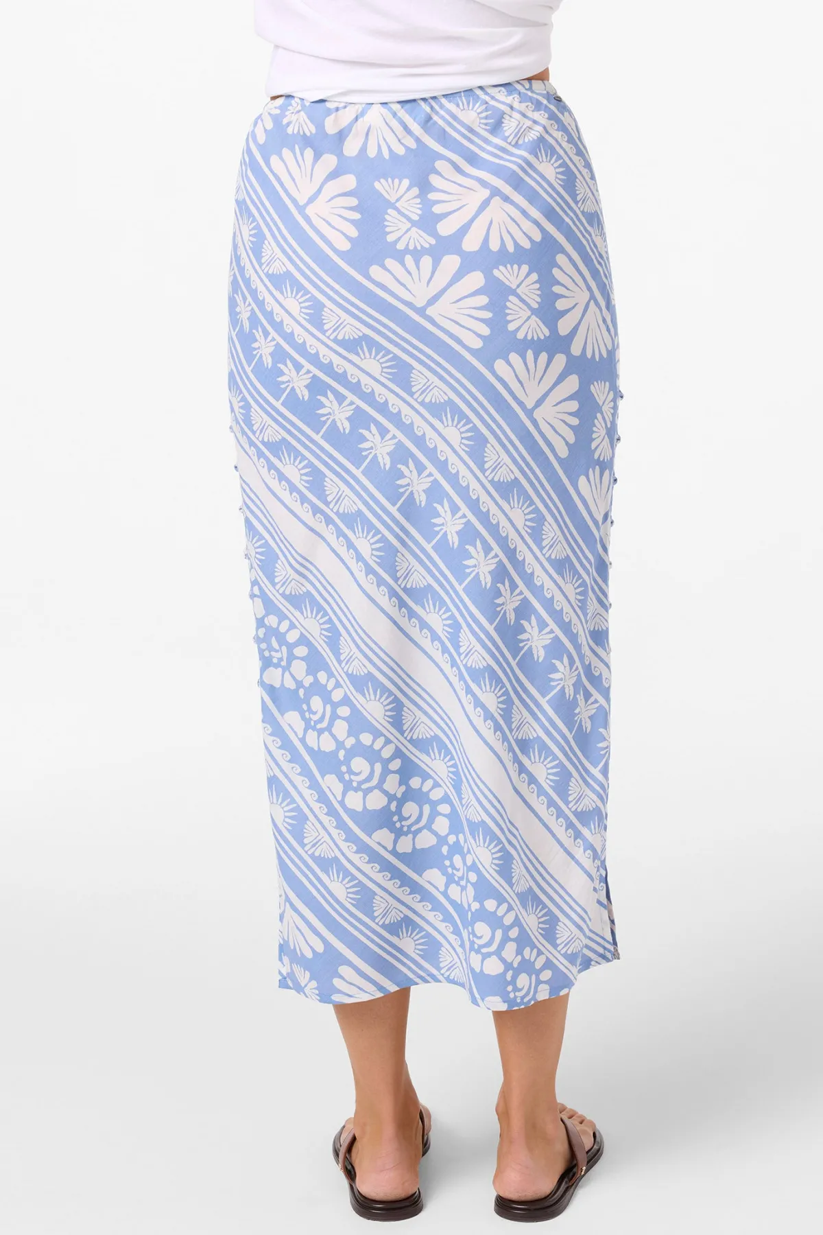 New Arrivals|Bottoms^O'Neill Bellamy Abstract Skirt Midi Skirts - | azurine
