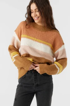Sweaters, Hoodies & Fleece^O'Neill Billie Long Sleeve Sweater - | tobacc brw