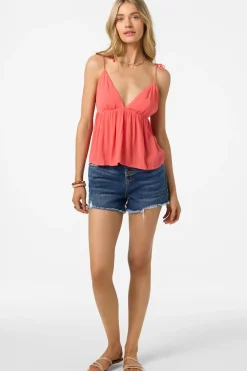 Tops^O'Neill Blanche Sleeveless Top cayenne