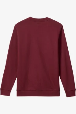Hoodies & Fleece^O'Neill Blocked Out Crew Crew Neck Fleece - | burgundy