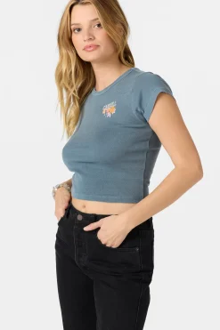 Graphic Tees & Tanks^O'Neill Board Bloom Tee - | washed slate