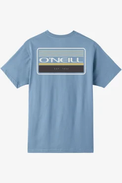 Tops^O'Neill Boy's Banner Tee - | blue mirage