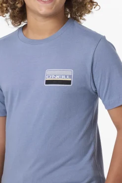Tops^O'Neill Boy's Banner Tee - | blue mirage