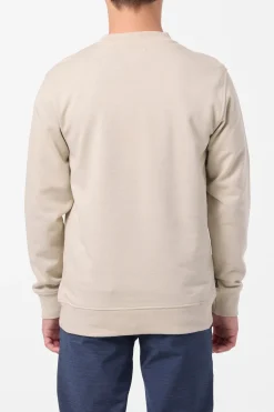 Tops^O'Neill Boy's Bavaro Blocked Crew Shirt Fleece - | lt khaki