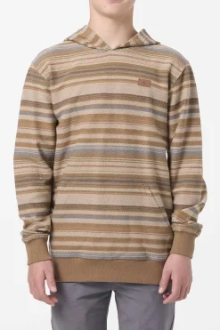 Tops^O'Neill Boy's Bavaro Stripe Pullover - | dark khaki