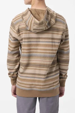 Tops^O'Neill Boy's Bavaro Stripe Pullover - | dark khaki