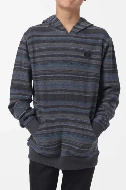 Tops^O'Neill Boy's Bavaro Stripe Pullover - | black