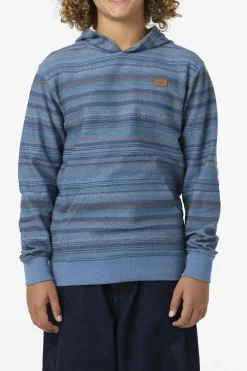 Tops^O'Neill Boy's Bavaro Stripe Pullover - | blue mirage