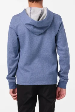Tops^O'Neill Boy's Cantina Hooded Textured Knit Pullover - | blue mirage