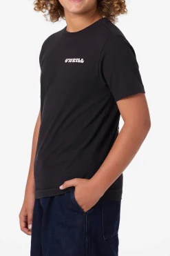 Tops^O'Neill Boy's Hacked Tee - | black