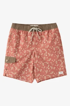Boardshorts^O'Neill Boy's Hermosa Retro 16" Swim Trunks Trunks - | chutney