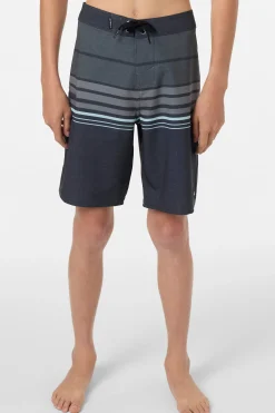 Boardshorts^O'Neill Boy's Hyperfreak Heat Stripe 17" Boardshorts - | phantom