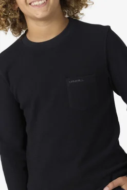 Tops^O'Neill Boy's Overland Thermal Pullover - | black
