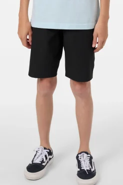 Bottoms^O'Neill Boy's Reserve Heather 18"'' Hybrid Shorts - | hthr black