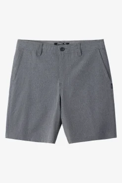 Bottoms^O'Neill Boy's Reserve Heather 18" Hybrid Shorts - | heather grey