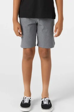 Bottoms^O'Neill Boy's Reserve Heather 18" Hybrid Shorts - | heather grey