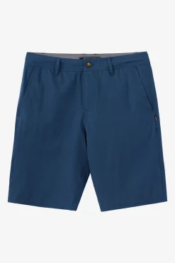 Bottoms^O'Neill Boy's Reserve Light Check 18"'' Hybrid Shorts - | navy