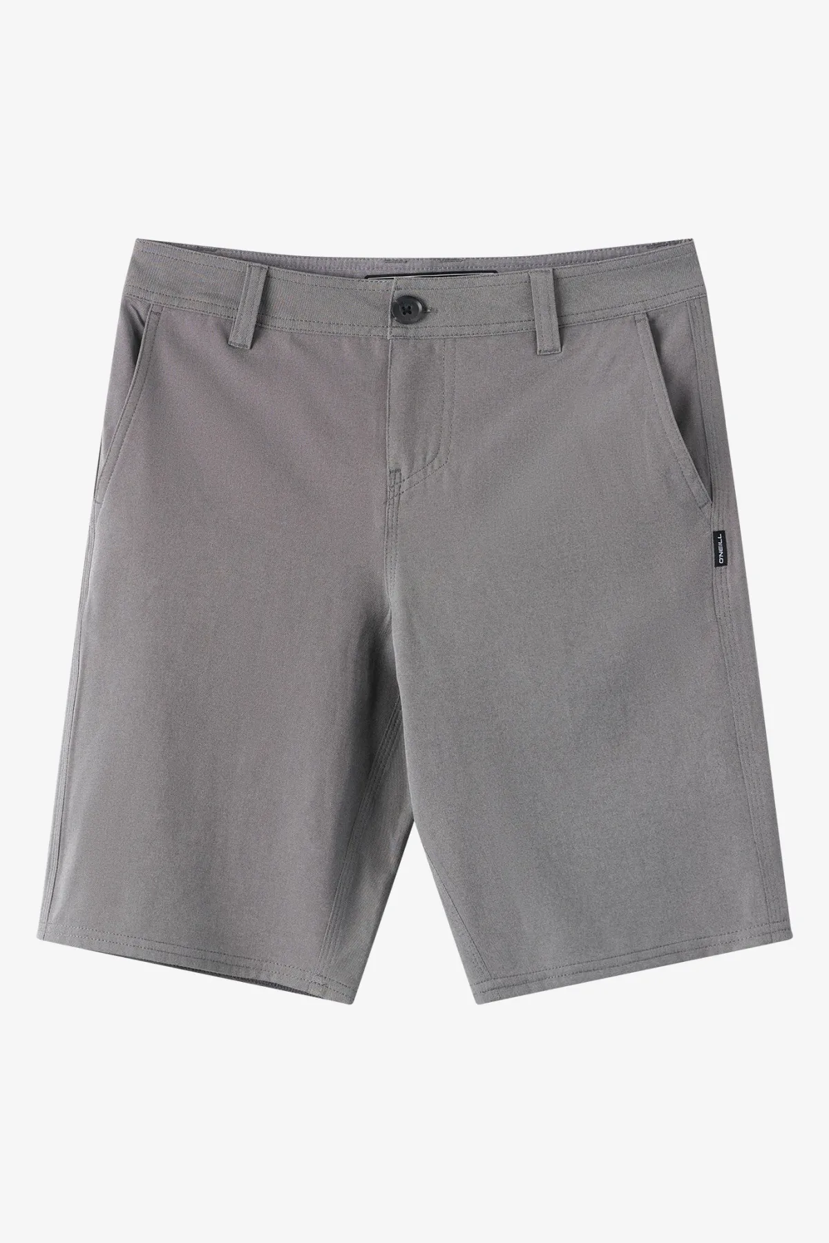 Bottoms^O'Neill Boy's Reserve Light Check 18"'' Hybrid Shorts - | dark shadow
