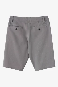 Bottoms^O'Neill Boy's Reserve Light Check 18"'' Hybrid Shorts - | dark shadow