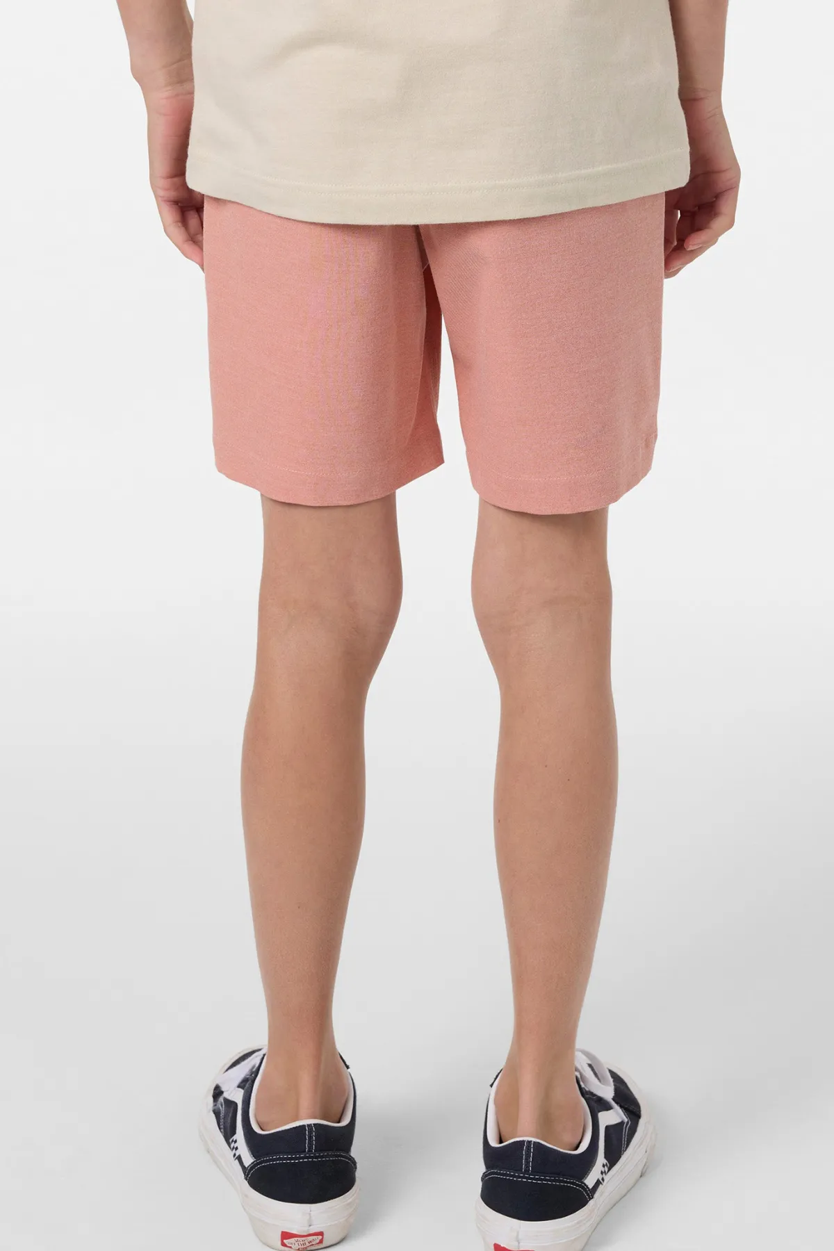 Bottoms^O'Neill Boy's Reserve Light Check Elastic Waist 16"'' Hybrid Shorts - | langoustino