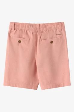Bottoms^O'Neill Boy's Reserve Light Check Elastic Waist 16