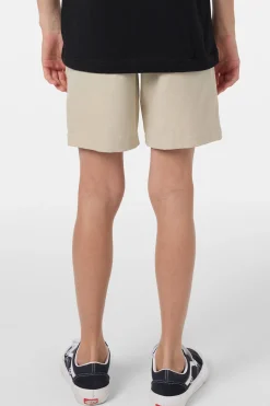Bottoms^O'Neill Boy's Reserve Light Check Elastic Waist 16