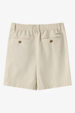 Bottoms^O'Neill Boy's Reserve Light Check Elastic Waist 16