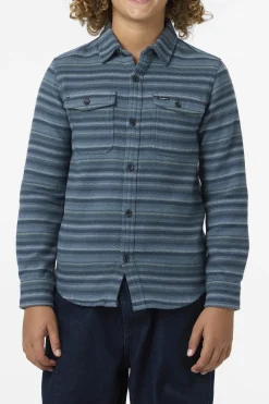 Tops^O'Neill Boy's Richmond Flannel Ls Shirt Long Sleeve Shirt - | citadel