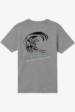 Tops^O'Neill Boy's Team Spike Tee - | heather grey