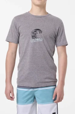 Tops^O'Neill Boy's Team Spike Tee - | heather grey