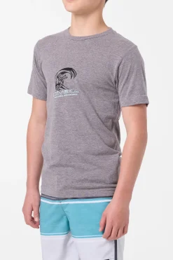 Tops^O'Neill Boy's Team Spike Tee - | heather grey