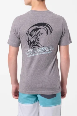 Tops^O'Neill Boy's Team Spike Tee - | heather grey