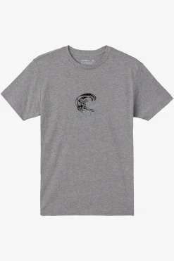 Tops^O'Neill Boy's Team Spike Tee - | heather grey