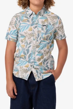 Tops^O'Neill Boy's Terrace Shirt - | lt khaki