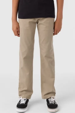 Bottoms^O'Neill Boy's Transporter Stretch Standard Pants - | khaki