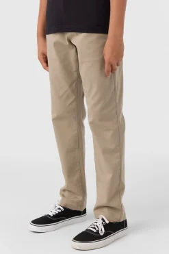 Bottoms^O'Neill Boy's Transporter Stretch Standard Pants - | khaki